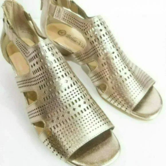 Bella Vita Quinby Chop Out Wedge Sandals-8 - Picture 6 of 8